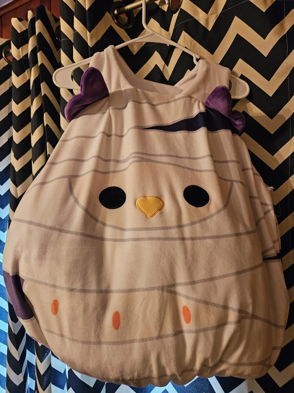 Squishmallow Kids Mummy Owl Holly Costume - Halloween 4-6